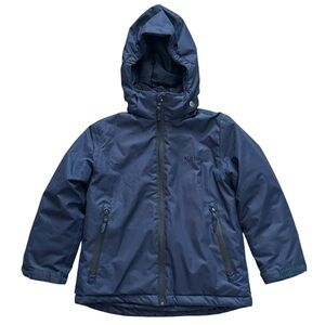 Kuling Kids Winter Jacket 116 US Size 6 Navy Hooded Windproof Waterproof Coat